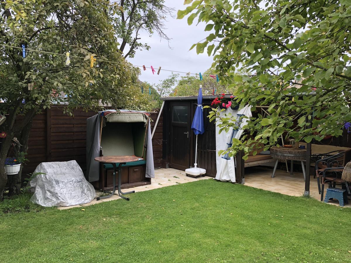 Ferienwohnung Mit Garten Wieck Zewnętrze zdjęcie